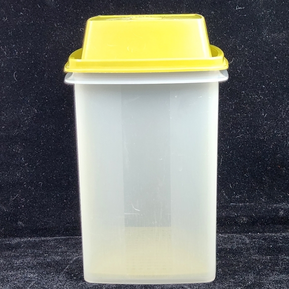 Vintage Tupperware Pickle Dipper Strainer Keeper Avocado Green #1560 Pickles - Picture 9 of 10